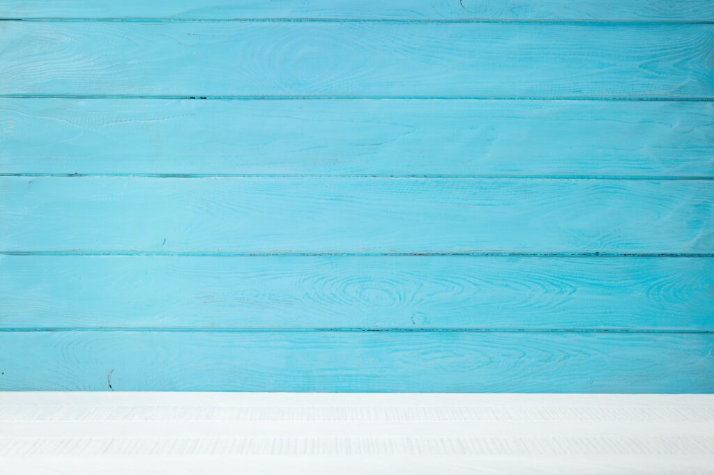 Blue painted wood texture